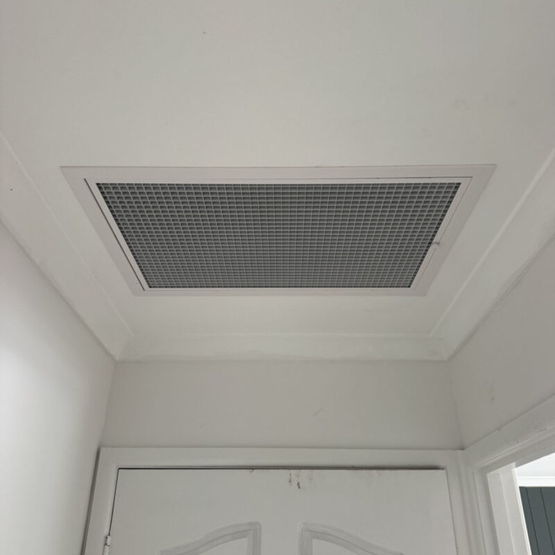Ceiling vent for a newly installed ducted air conditioning system